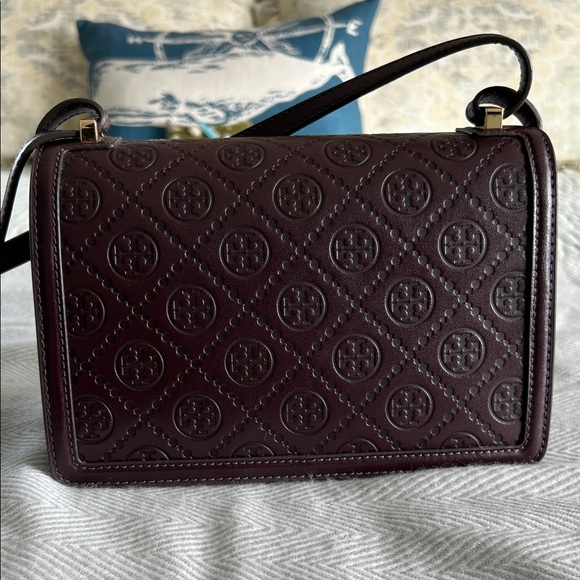 Tory Burch cordovan leather shoulder bag - Picture 4 of 6